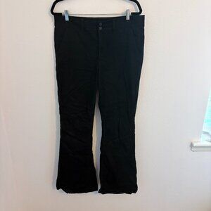 American Eagle Hi-Rise Artist Flare Pants | Super Stretch Black | Size 16 Long